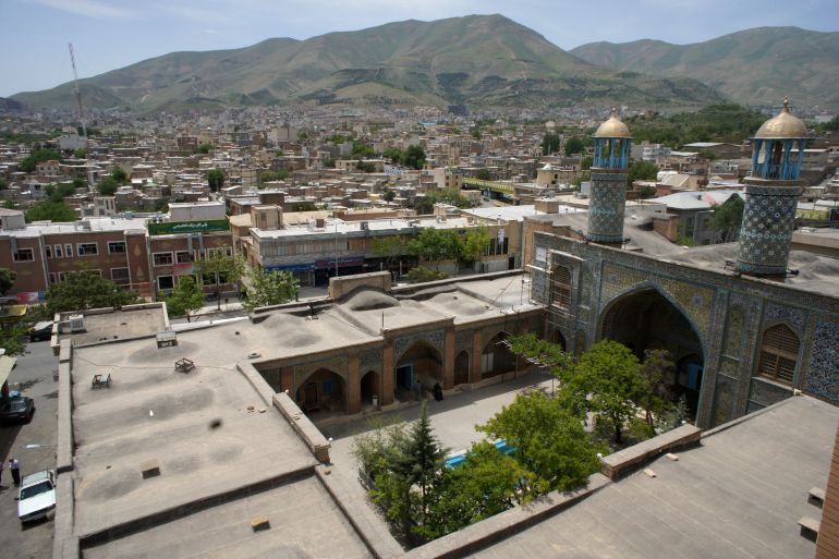General view of Jame Mosque in Sanandaj