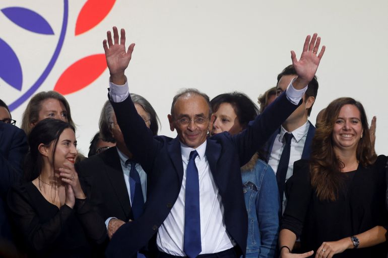 French far-right presidential candidate Eric Zemmour visits Cannes