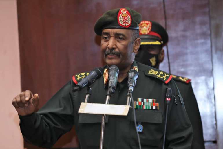رئيس مجلس السيادة الانتقالي السوداني عبد الفتاح البرهان