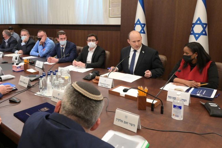 مجلس "كابينيت" الهجرة والاستيعاب الذي أقيم خصيصا لاستقدام يهود أوكرانيا
