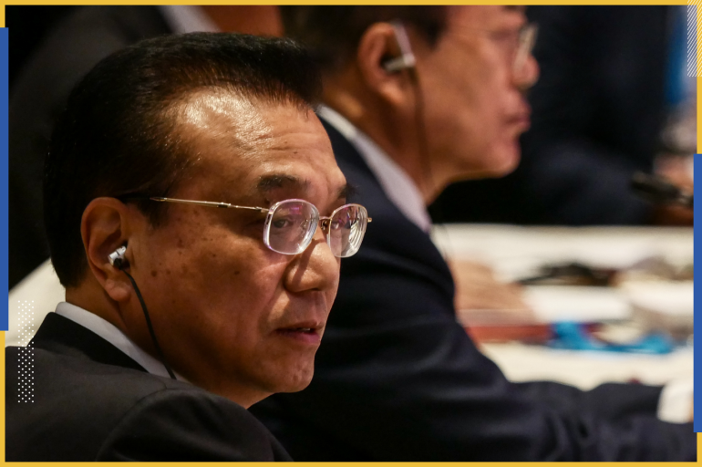 22nd ASEAN Plus Three Summit- - NONTHABURI, THAILAND - NOVEMBER 4: Premier of the State Council of the People’s Republic of China Li Keqiang makes a speech during the 22nd ASEAN Plus Three Summit at IMPACT Muang Thong Thani in Nonthaburi, Thailand on November 4, 2019.