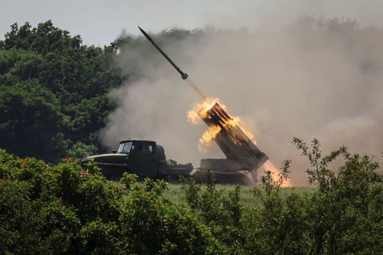Russia's attack on Ukraine continues, in Luhansk region