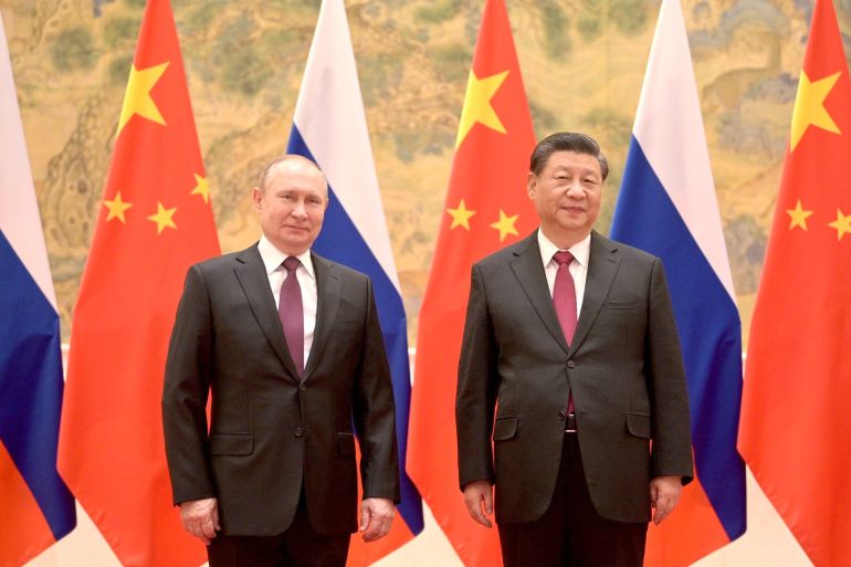 Russian President Vladimir Putin in Beijing