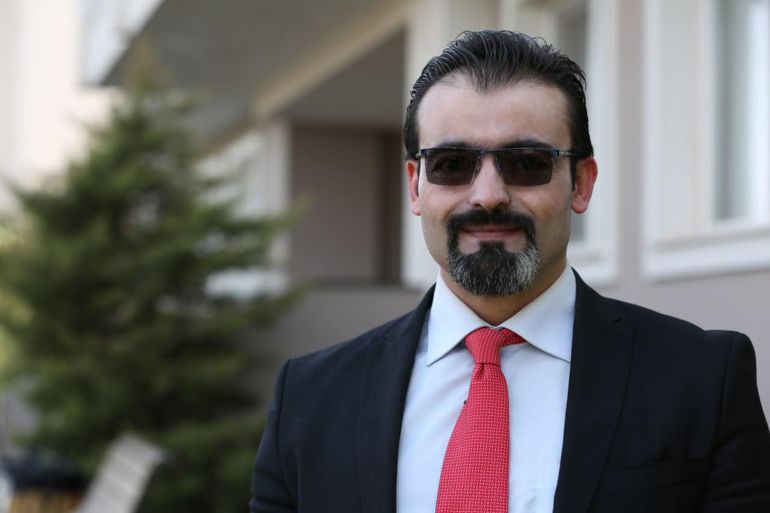 عضو الحزب الديمقراطي الكردستاني الدكتور ريبين سلام (الجزيرة)
