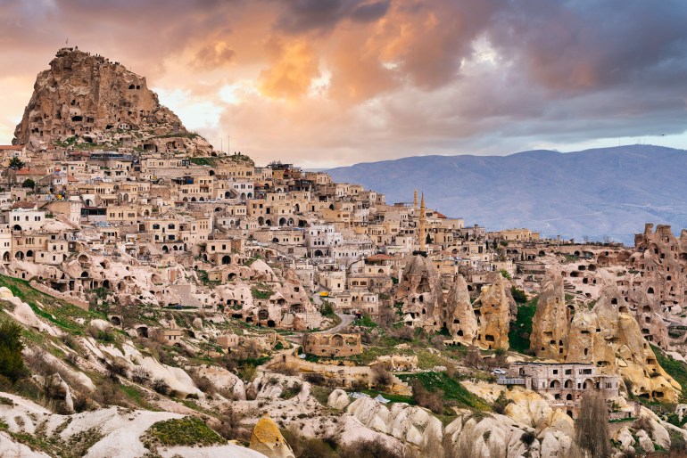 Uchisar Castle and town, Cappadocia, Central Anatolia, Turkey shutterstock_1823195306.jpg