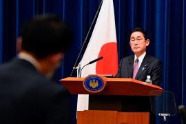 Japanese Prime Minister Kishida's news conference in Tokyo