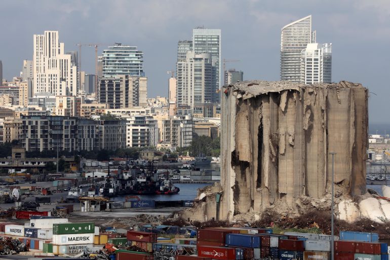 Beirut Port Silos, Damaged In 2020 Explosion, Collapse Further