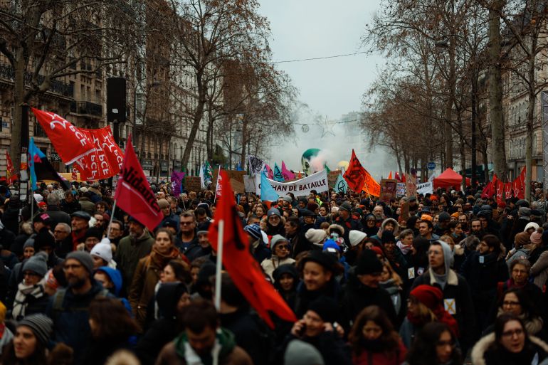 Nationwide strike against pension reform in France