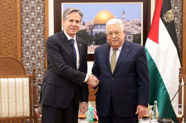 US Secretary of State Antony Blinken in Ramallah