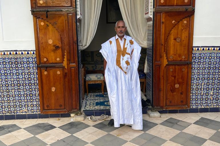 بعض-أقارب-البضاوي-من-موريتانيا-في-زيارة-عائلية-لمنزله-في-تارودانت-وهو-المنزل-الذي-زاره-فيه-الملك-محمد-الخامس-1945-عام-وفاته