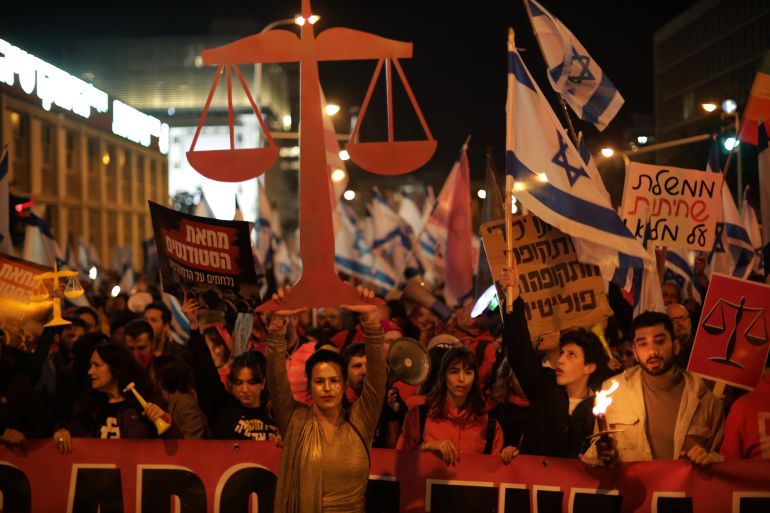 Protests against Netanyahu government's judicial regulation continue in Israel