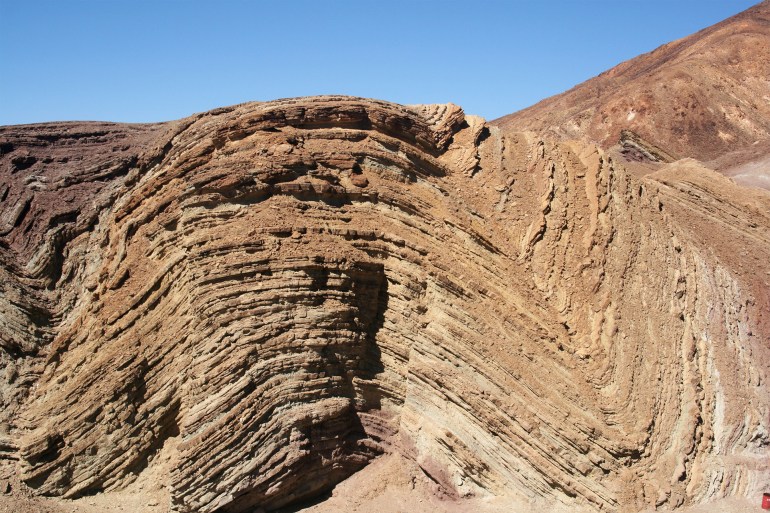 GettyImages-172745162 Ground movement shown in rock. - stock photo "California, USA is known for earthquakes. This rock in Calico, California shows how the earth has moved."