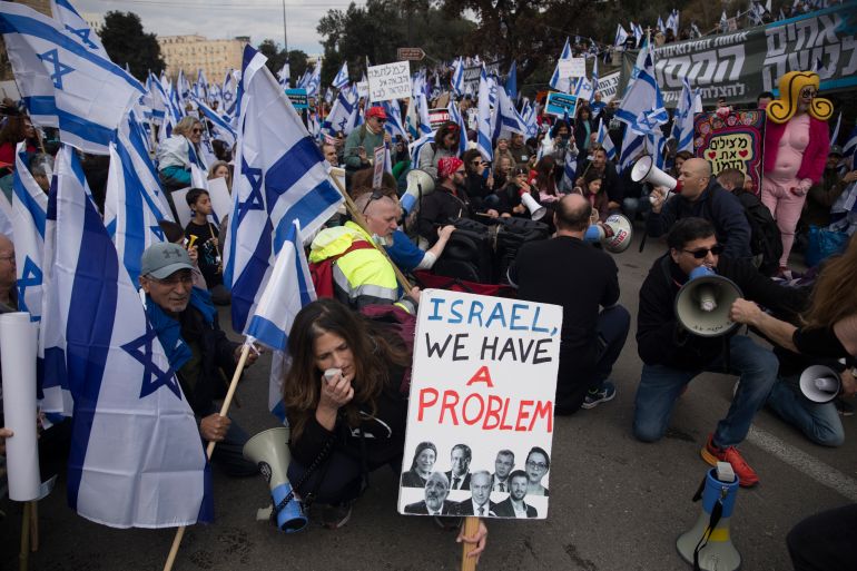 Anti-Government Protests In Israel Continue Amid Judicial Standoff