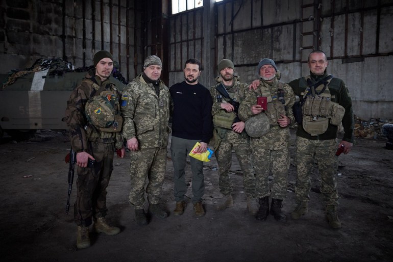 Volodymyr Zelenskyy visit Bakhmut frontline amid Russia-Ukraine war