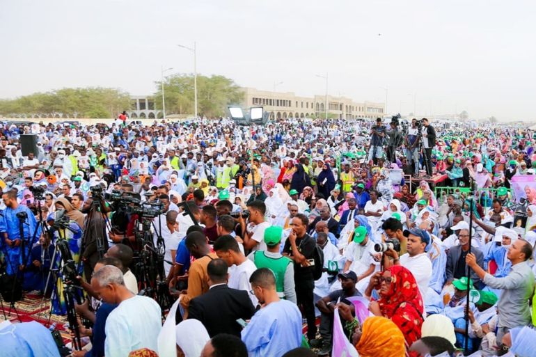 مهرجان للمعارضة الموريتانية رفضا لما تسميه تزوير الانتخابات-من صفحة حزب التجمع للإصلاح والتنمية على فيس بوك