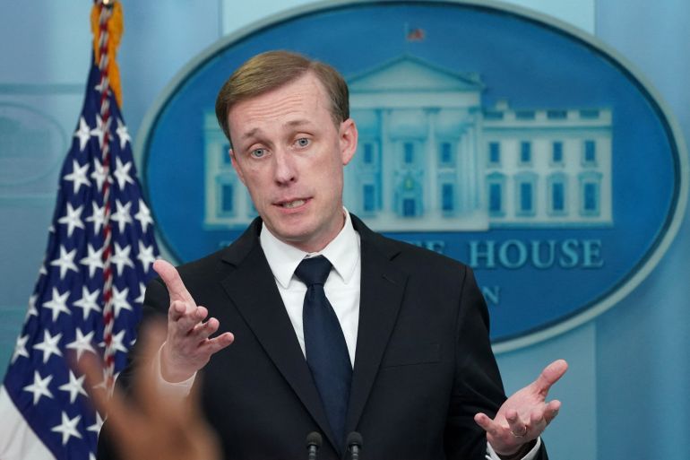 Press briefing at the White House in Washington