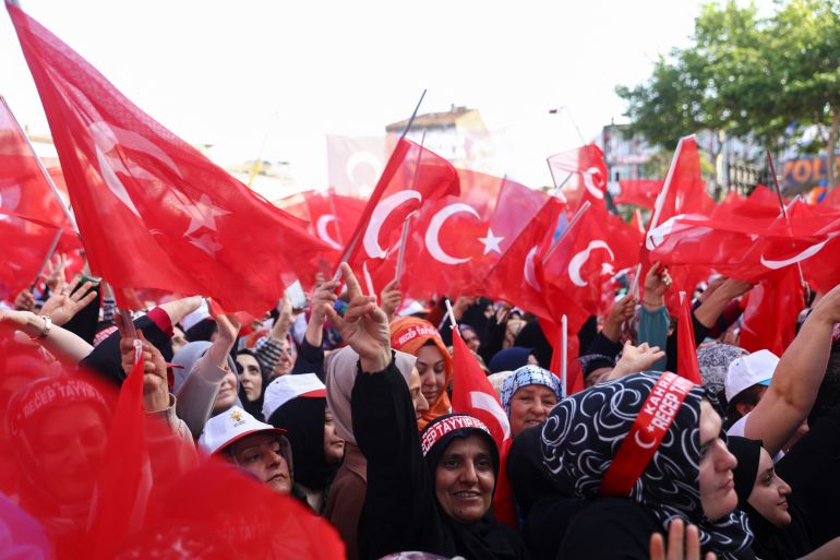 Erdogan supporters attend rally in Istanbul