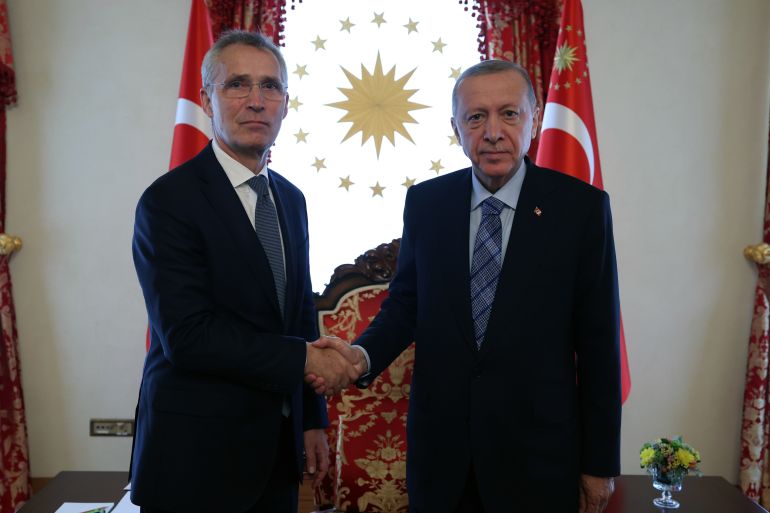Recep Tayyip Erdogan - Jens Stoltenberg meeting in Istanbul