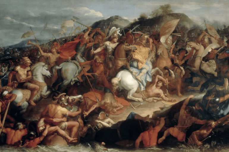 لوحة معركة الغرنيكا للفنان الفرنسي تشارلز لوبيرن (موقع تاريخ العالم)