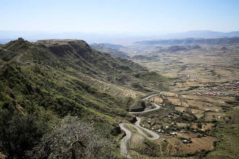 FILE PHOTO: A partial view of the Lalibela town in the Amhara Region, Ethiopia, January 25, 2022. Picture taken January 25, 2022. REUTERS/Tiksa Negeri/File Photo