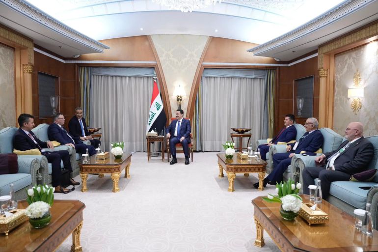 رئيس مجلس الوزراء السيد محمد شياع السوداني يستقبل رئيس شركة توتال إينرجيز المكتب الاعلامي لرئيس الوزراء العراقي