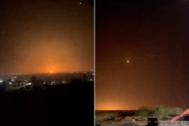 طائرات مسيرة و صواريخ إيرانية تضرب إسرائيل (وكالات)