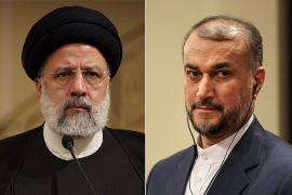 الرئيس الإيراني إبراهيم رئيسي (يسار) ووزير خارجيته حسين أمير عبد اللهيان (غيتي)